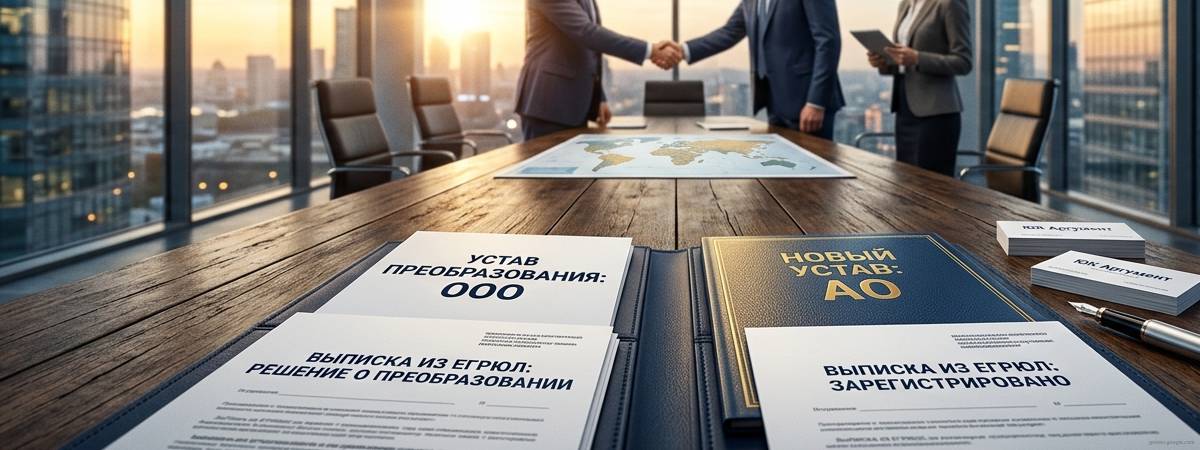Реорганизация в форме преобразования